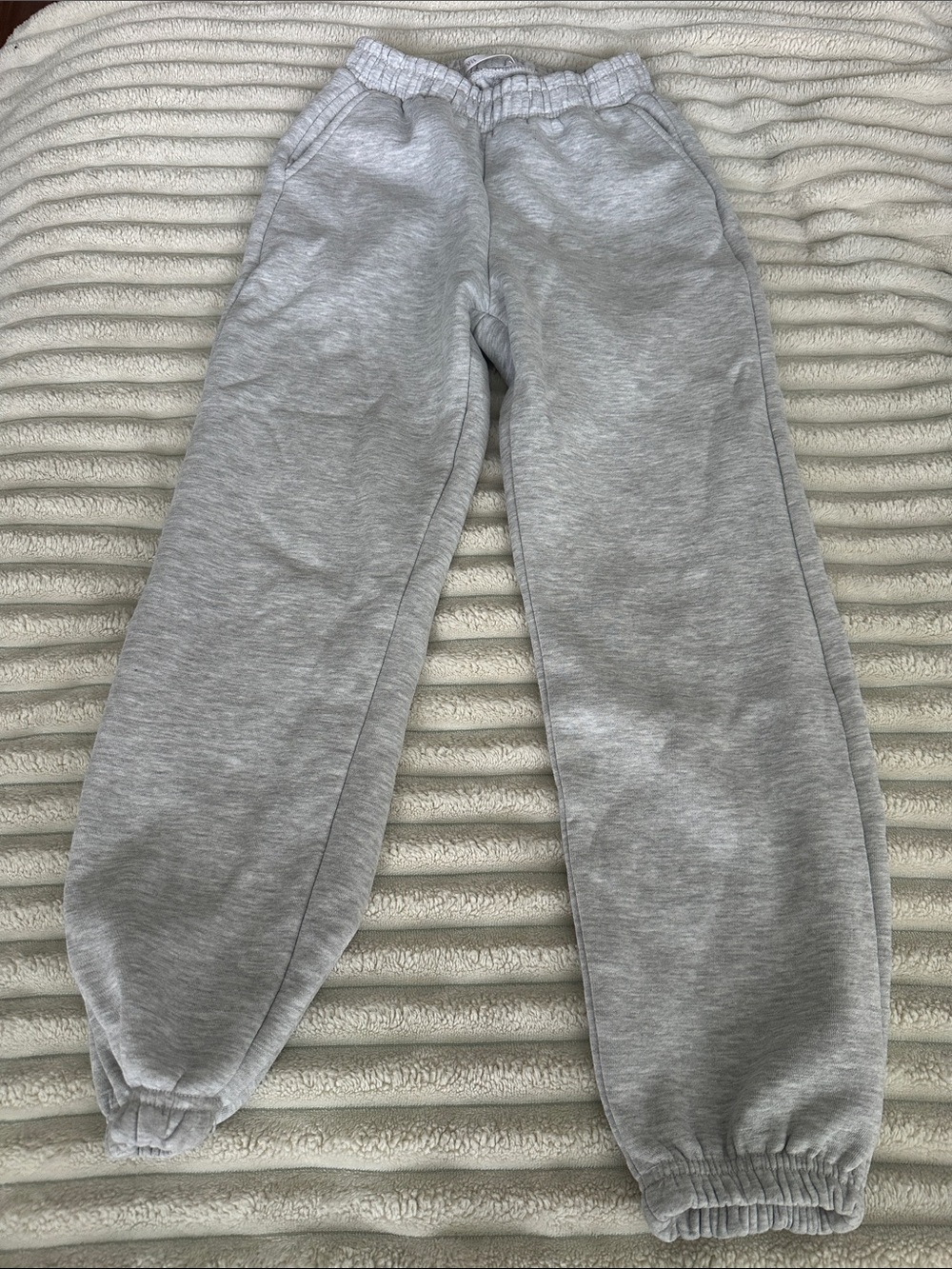 Zara Light Gray Kids Jogger Sweatpants